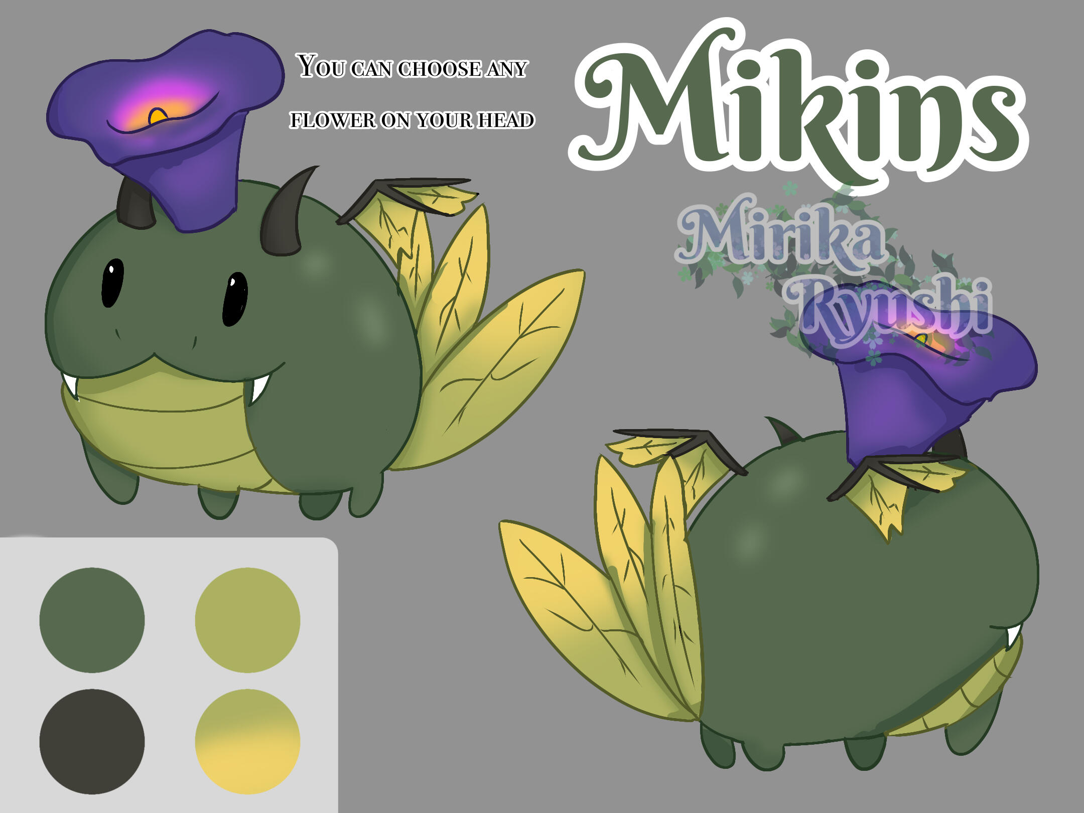 Mikins Reference Sheet